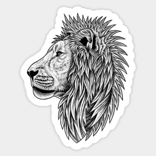 Asiatic lion Sticker